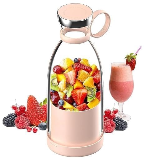 Portable Mini Blender for Fresh Juice, 4 Blade Portable Electric USB Juice Maker/Personal Size Blender for Juices, Shakes and Smoothies