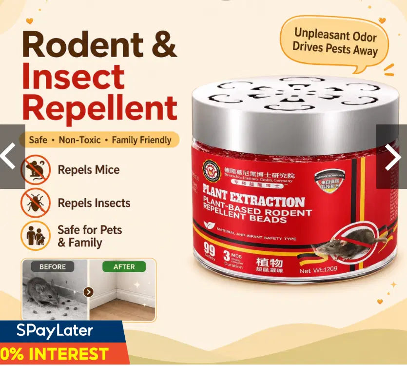 Long Lasting Durable Pest Control Repeller / Insect Rodent Repeller (Pack of 2)